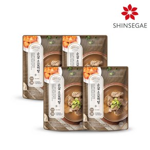 [신세계푸드] 호텔컬렉션 에센셜 순살 소갈비탕 450g x 4팩, 4개