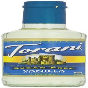 12.7 Fl Oz (Pack of 1) Sugar Free Vanilla Torani 12.7 Fl Oz (1팩) 무설탕 바닐라 토라니 시럽 무설탕 바닐라 12.7 f