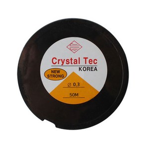 [동대문단추왕] 우레탄줄 0.3mm x 50M, 투명, 1개