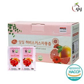 싱싱 히비스커스 자몽즙 100ml x 20포 (1박스), 1박스