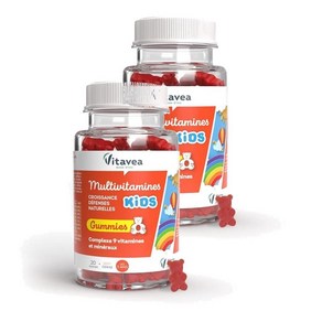 비타베아 멑티비타민 키즈 구미 Vitavea Multivitamines Kids Gummies, 2개, 20정