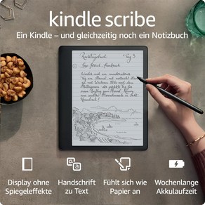 아마존 킨들 스크라이브 프리미엄 펜 이북 Amazon Kindle Scibe 펜포함, 스탠다드 16GB, 1개