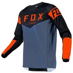 모토 DH 의류 Foxiss Fox 바이크 오토바이 모토크로스 엔듀로 티셔츠 다운힐 BMX 레이싱 자전거 저지 산악 셔츠 MTB