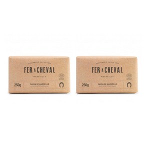 Fe a Cheval 페라슈발 유럽 프랑스 퓨어 올리브 마르세유 그립 솝 비누 250g 2팩, 2개