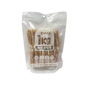 뉴트리오 한가득담은 치킨스틱껌 1kg 대용량, 1개