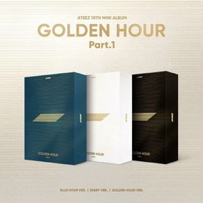 에이티즈 (ATEEZ) / GOLDEN HOUR : Pat.1 미니앨범 10집 (버전선택/CMCC12016), BLUE HOUR VER (그린)