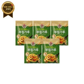 백설CJ제일제당 5가지 재료로만 만든 부침가루 1kg 5개