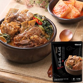 참이맛 감자탕 블랙, 1.2kg, 3개