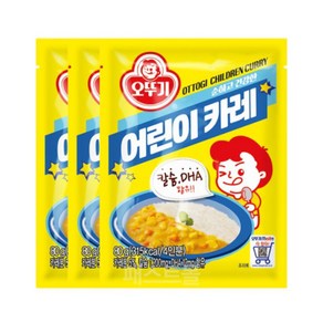 오뚜기 어린이카레, 80g, 3개