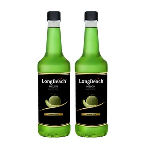 롱비치 멜론시럽 740ml PET 2개세트, 2개