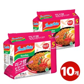 [공식수입인증정품] 미고랭 라면 핫앤스파이시 볶음면 80g, 10개