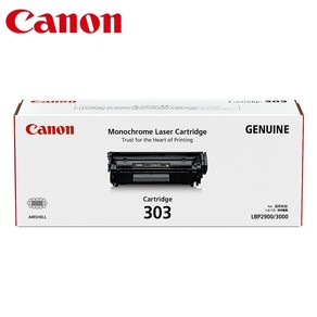 캐논정품토너 CRG-303 LBP2900 LBP3000 Canon CRG303, 단일상품/BLACK, 1개