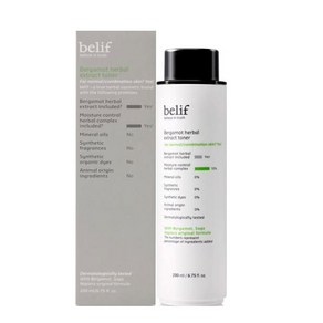 빌리프 베르가못 허벌 익스트랙트 토너 200ml, 1개