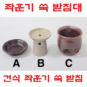 건식좌훈기용 도자기 쑥받침대(선택구매), A형, 1개