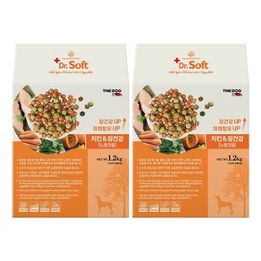 [1+1] 닥터소프트 치킨 & 장건강 1.2kg, 2개