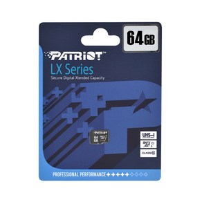 패트리어트 LX Seies 마이크로SD 64GB 파인인포, 1개