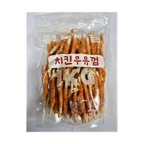 치킨마을 치킨우유껌 1kg 대용량간식, 1개