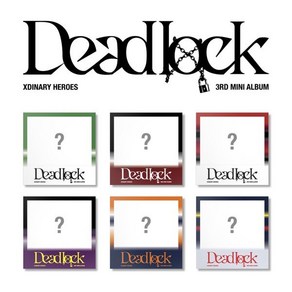 [CD] Xdinay Heoes (엑스디너리 히어로즈) - 미니앨범 3집 : Deadlock [COMPACT ve.][6종 중 1종 랜덤발송]