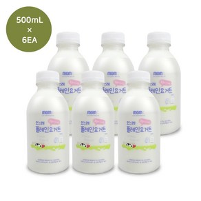 [밀크온밀크] 오느레 플레인요거트 500mL*총6개, 1개, 6개입, 500ml