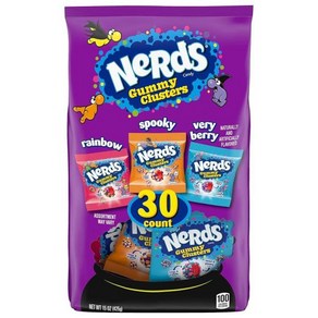 Nerds Gummy Cluster 할로윈 버라이어티 믹스 30개 개별 포장 캔디