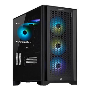 게이밍 PC 커세어 벤전스 a7300 시리즈 액체 냉각 AMD 라이젠 7 7800X3D CPU NVIDIA GeFoce RTX 4080 슈퍼 GPU 32GB RGB DDR5 메모, 3000 Seies GPU, i5 13600K / 3060