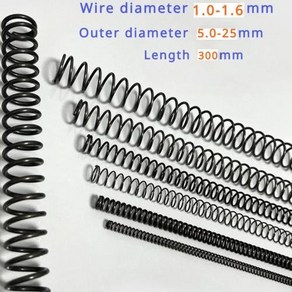 판스프링 용수철 스틸 압축 와이어 직경 1016mm 외경 5025mm 길이 300mm 2 개, 1개