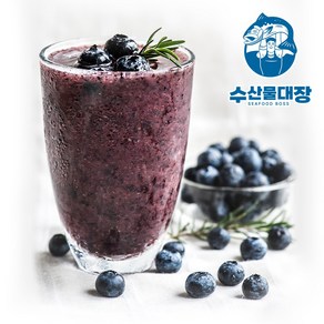 냉동 블루베리 1kg 세척 냉동과일, 1개