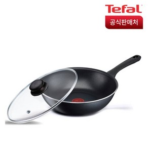 테팔 뉴컴포트그립 웍 24cm+유리뚜껑 24cm, 단품, 1개