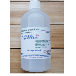 오피스안 아세트산(빙초산) 0.5M Acetric Acid(CH3COOH) 화)450ml 시약