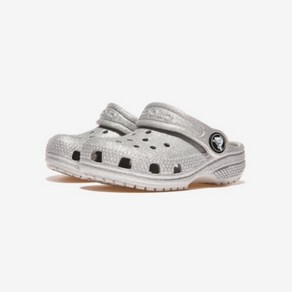 크록스 CROCS 1010104323 클래식 글리터 클로그 토들러 CRS206992 SILVER GLITTER