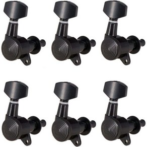 6Pcs Guita Locking Tunes 6 Right Hand – Lock Sting Tuning Key Pegs Machine Heads Set Replacemen, 1개