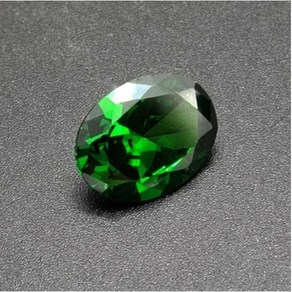 6.00 Cts 천연 보석 녹색 에메랄드 9x11mm 타원형 컷 스리랑카 VVS 보석