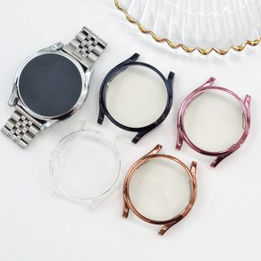 영스피플 갤럭시워치7 호환 TPU 케이스 40 44 47 울트라 액정 보호 풀커버, 40mm (워치7), 로즈골드