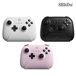 8BitDo 얼티메이트 컨트롤러/무선 게임 컨트롤러/무선 조이스틱 패드/충전독포함/2.4G/무료배송, 2.4G버전-핑크, 1개