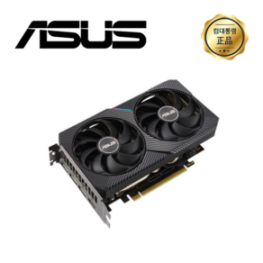 ASUS DUAL 지포스 RTX 3060 Ti mini O8G OC D6 8GB 리퍼