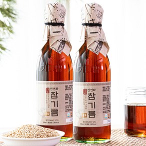 시장쏙 전연화 참기름 골드, 2개, 350ml