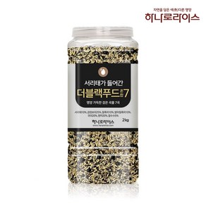 [하나로라이스] 서리태 검정보리 더블랙푸드 혼합7곡 2kg, 1개