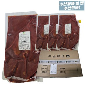 양념게장소스 2.5kg x 4개입 박스 무침용 한국소스 소스인 새우장소스 꽃게장소스, 4개