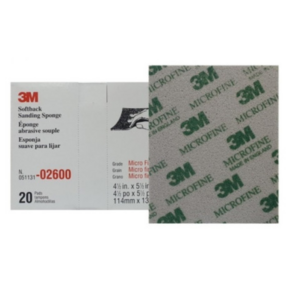 3M 샌딩 스펀지 페파 연마지 사포 02600 02601 02602 02604 02606 114mm * 139mm, 20개