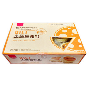 삼립 [CO(베이커리류)]삼립 미니 소프트 치즈케익 40G, 20개