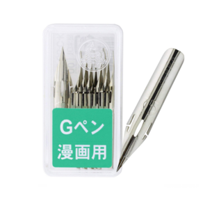 ZEBRA 얼룩말 만화용 펜촉 G펜 No.G 10개 PG-6B-CK, 상품명참조, 1ml