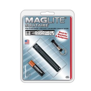 맥라이트 미니렌턴 솔리테어 K3A016A 압착 MAGLITE 후레쉬 손전등, 1개