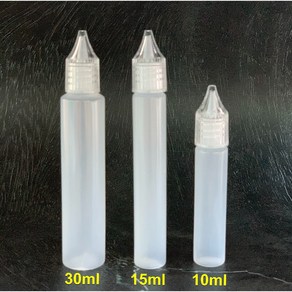 큐티클 오일 공병 10ml15ml/30ml 네일 리무버 뾰족캡 용기, 1개