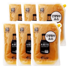 아워홈 행복한맛남 간장탕수소스, 2kg, 6개