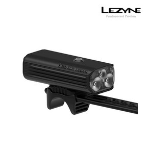 LEZYNE 리자인 마크로 드라이브 1300XXL MACRO DRIVE 1300XXL 자전거용 라이트 전조등 1300루멘, 하이폴리쉬 블랙, 1개