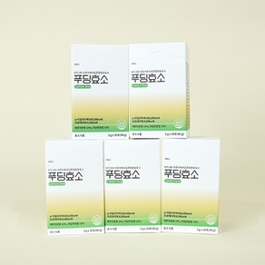 [유통기한 임박]푸딩효소 곡물채소과일 브로멜라인 발효 소화 효소 레몬라임맛, 10박스, 90g
