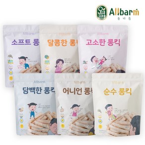 올바름 독도 쌀과자 롱스틱 6종 세트, 1세트, 30g, 올바름 롱킥 6봉