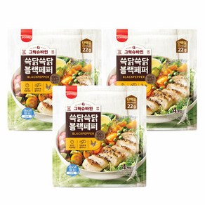 그릭슈바인 쓱닭쓱닭 블랙페퍼 400g 3봉 (총 12입), 그릭슈바인 쓱닭쓱닭 블랙페퍼 400g 3봉 (총 12입