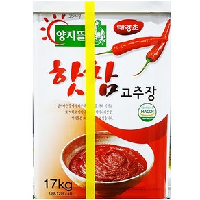 핫참고추장 양지뜰 17kg 대용량 업소용 식당용 고추장, 1개