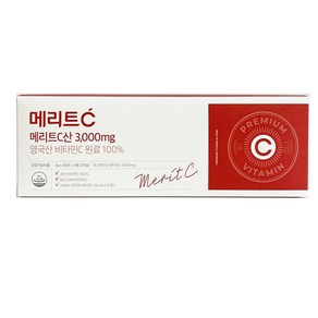 메리트C산 3000mg 90포 고함량 비타민C 3개월분 x 2박스, 270g, 2개